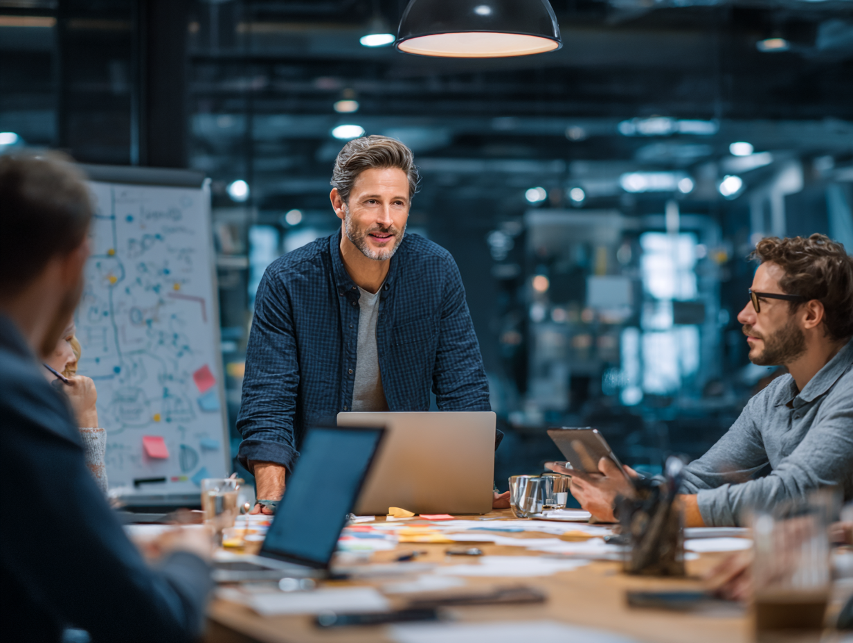 NovaPulse product team collaborating on mobile roadmaps